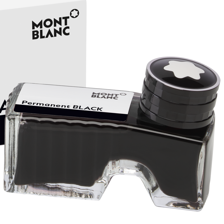 Montblanc Ink Bottle, Permanent Black 60ml