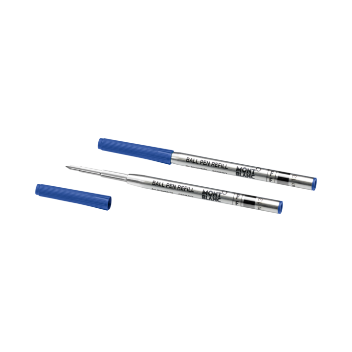 Montblanc 2 Ballpoint Pen Refill Fine, Royal Blue