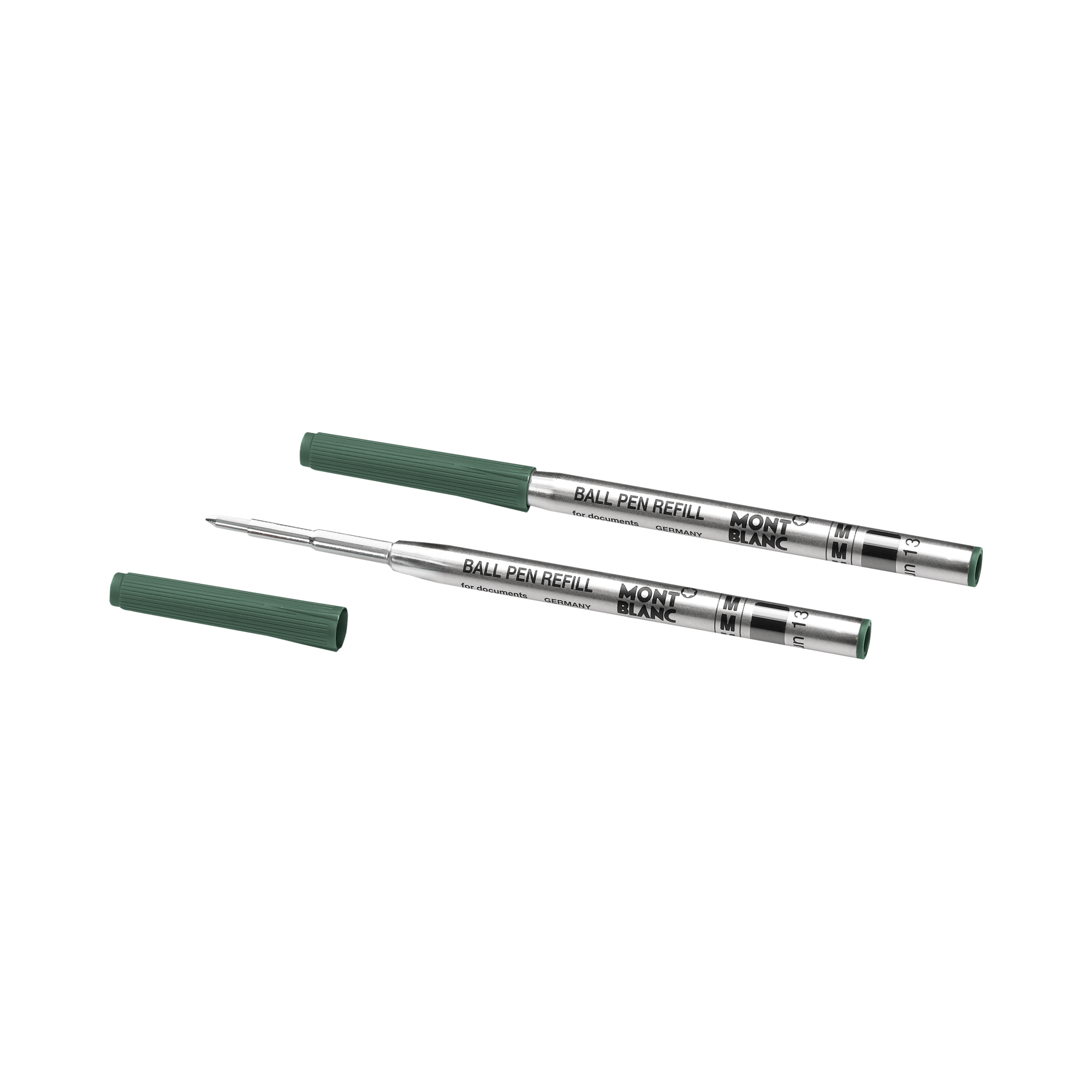 2 Ballpoint Pen Refills Medium, Irish Green