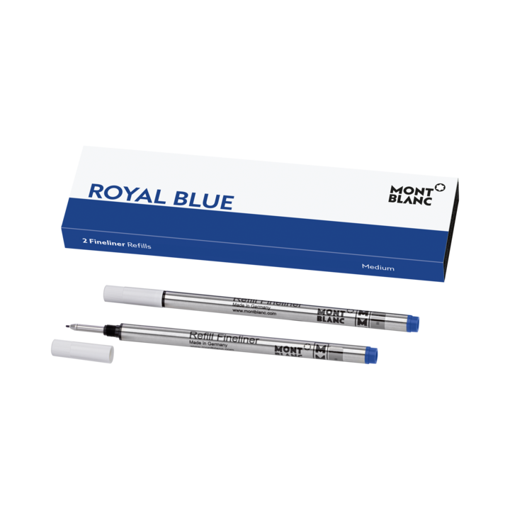Montblanc 2 Fineliner Refill Medium, Royal Blue