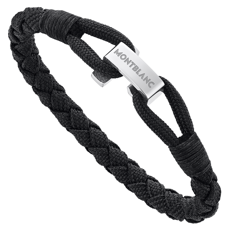 Bracelet Wrap Me Black Nylon and Steel, 60