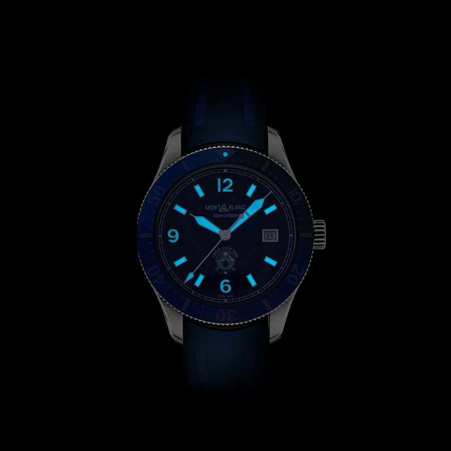 Iced Sea Automatic Date Blå / Blå 41mm