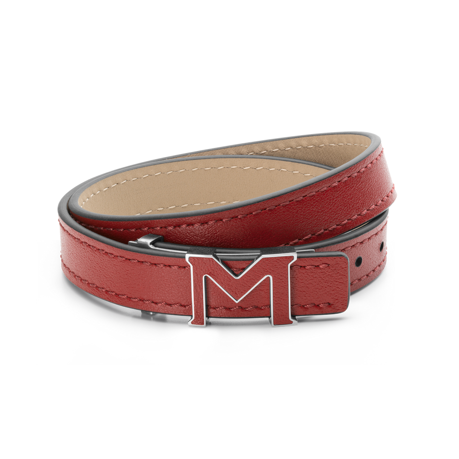 Bracelet M-logo Rød