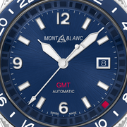 Montblanc 1858 GMT Steel/Blue