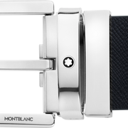 Montblanc Horseshoe belt 35mm reversible Black/Mosto