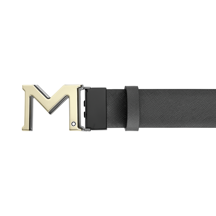 Montblanc Belt M Buckle Reversible Brown/Grey