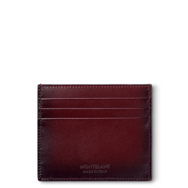 Montblanc Meisterstück Card Holder 6cc Burgundy