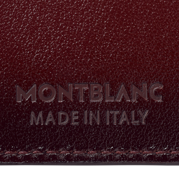 Montblanc Meisterstück Card Holder 6cc Burgundy