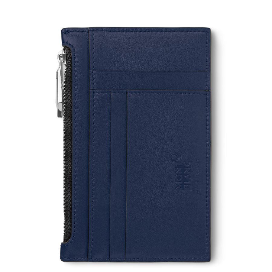 Meisterstück Kortholder 8cc m/Zip Lomme, Ink Blue