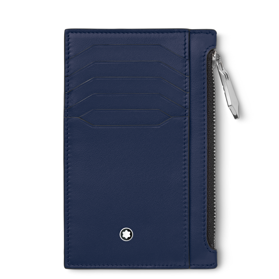 Meisterstück Kortholder 8cc m/Zip Lomme, Ink Blue