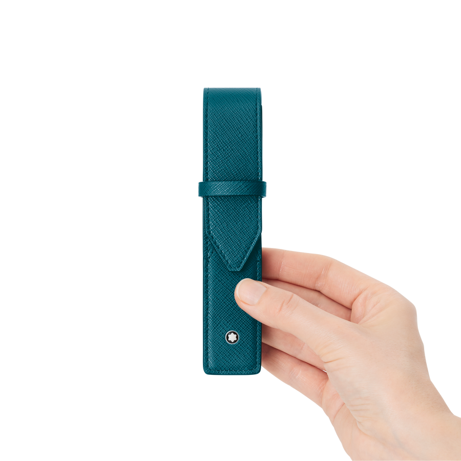 Sartorial 1-Pen Pouch, Fern Blue