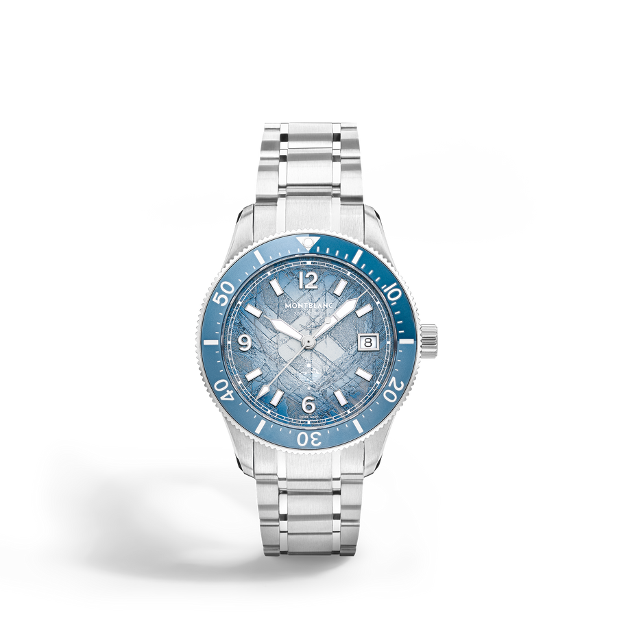 Iced Sea Automatic Date 0 Oxygen, Blue Glacier Dial, 38 mm