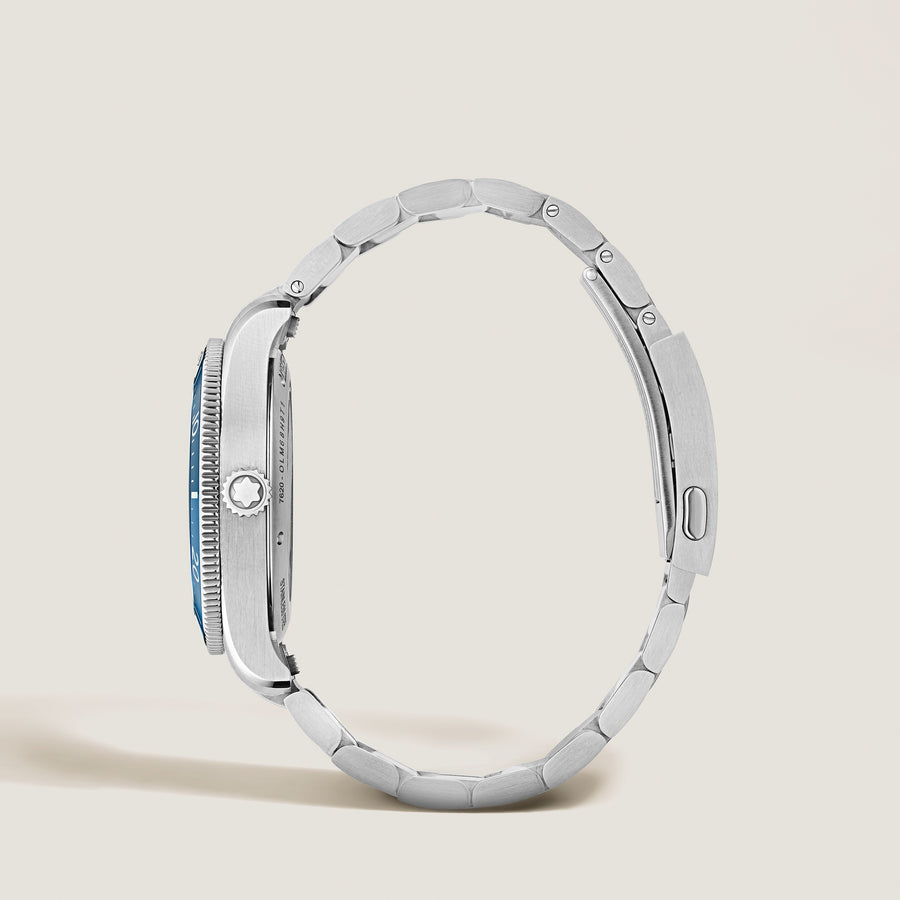 Iced Sea Automatic Date 0 Oxygen, Blue Glacier Dial, 38 mm