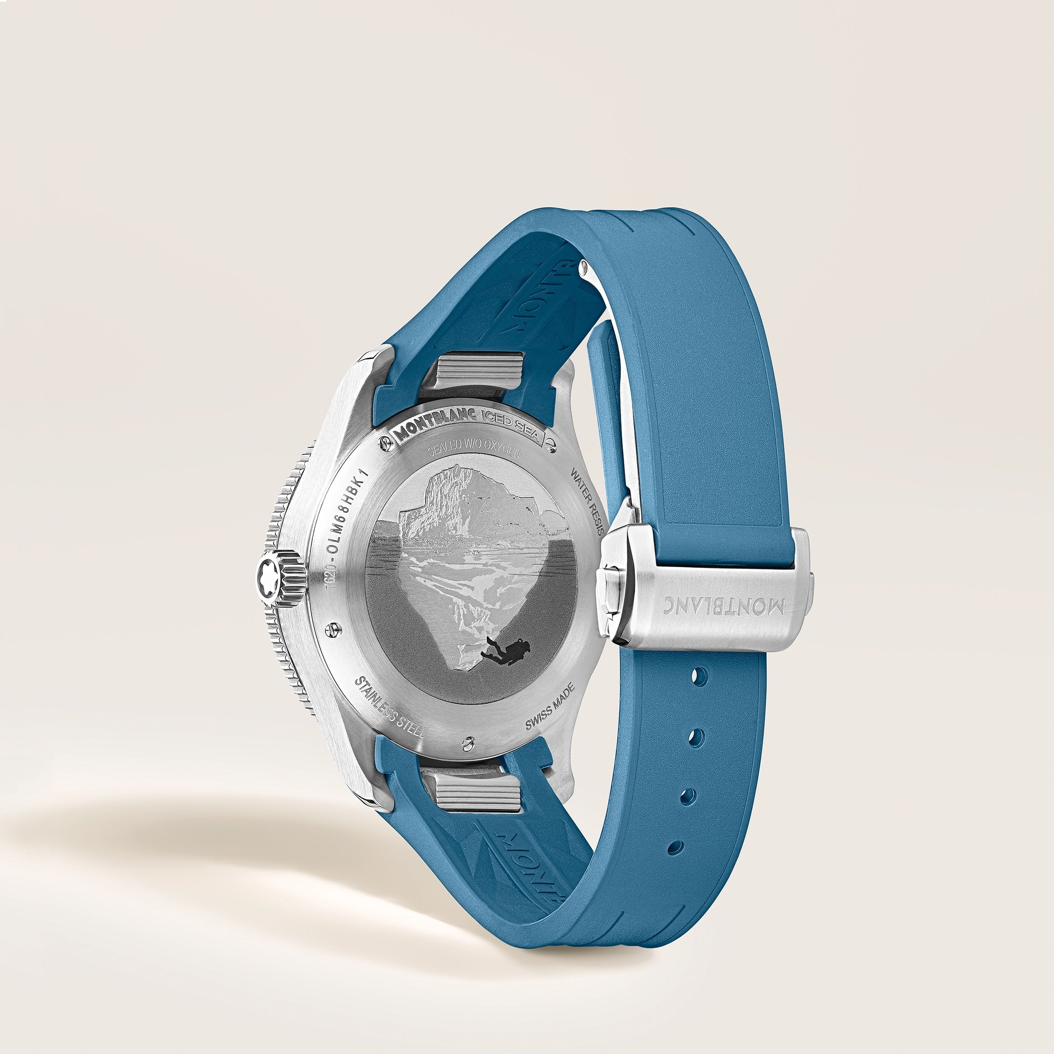 Iced Sea Automatic Date 0 Oxygen, Blue Glacier Dial, 38 mm