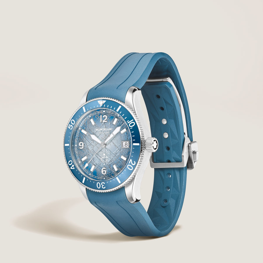 Iced Sea Automatic Date 0 Oxygen, Blue Glacier Dial, 38 mm