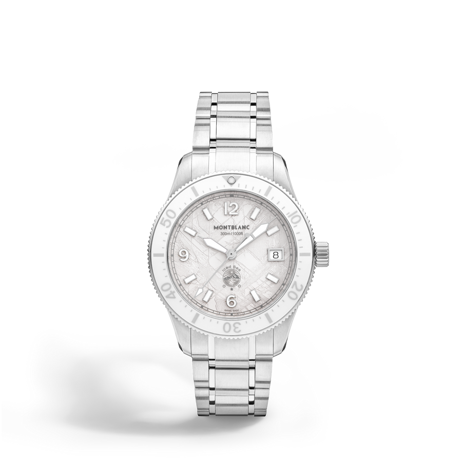 Iced Sea Automatic Date 0 Oxygen, White Glacier Dial, 38 mm