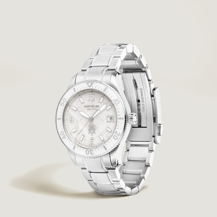 Iced Sea Automatic Date 0 Oxygen, White Glacier Dial, 38 mm