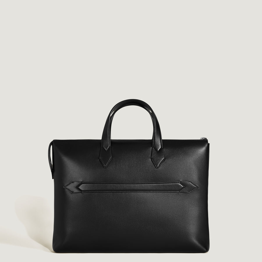 Soft Tote med Splittdetalj, Sort