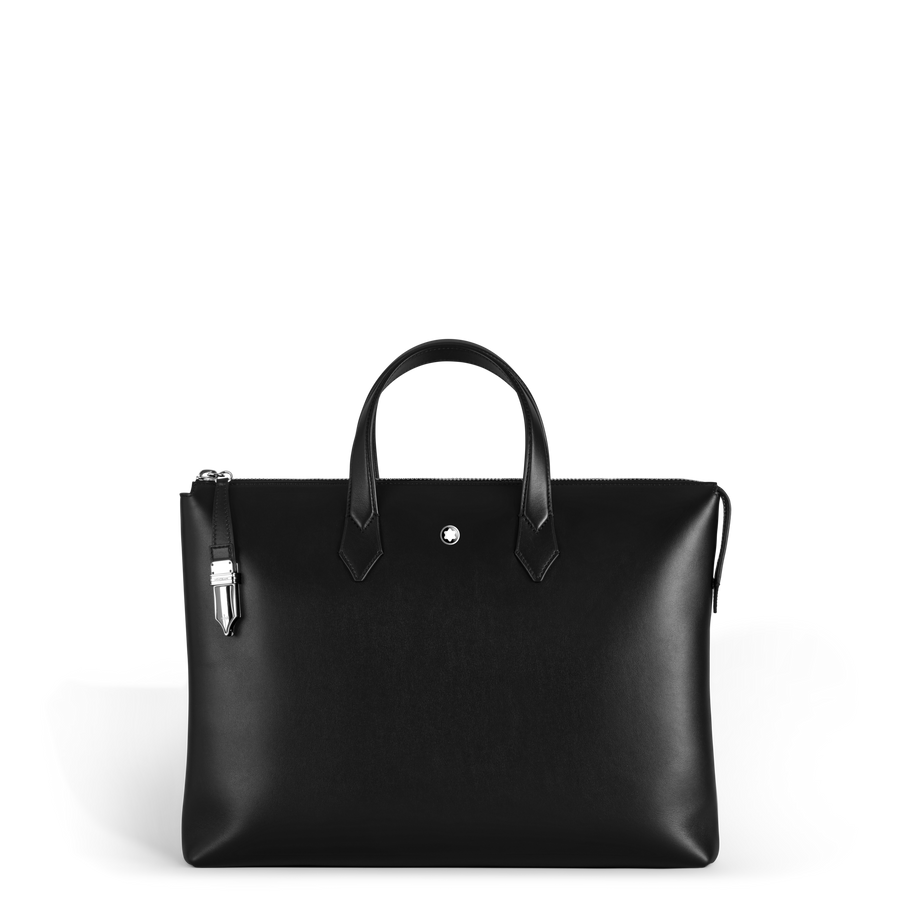 Soft Tote med Splittdetalj, Sort