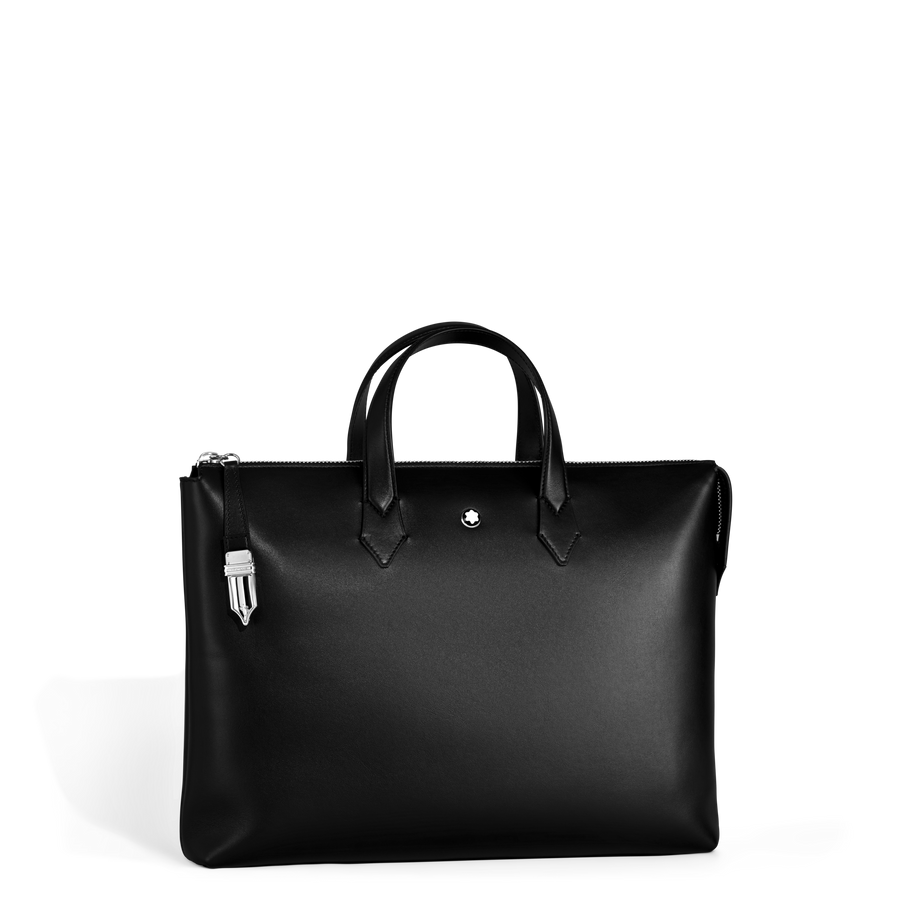 Soft Tote med Splittdetalj, Sort