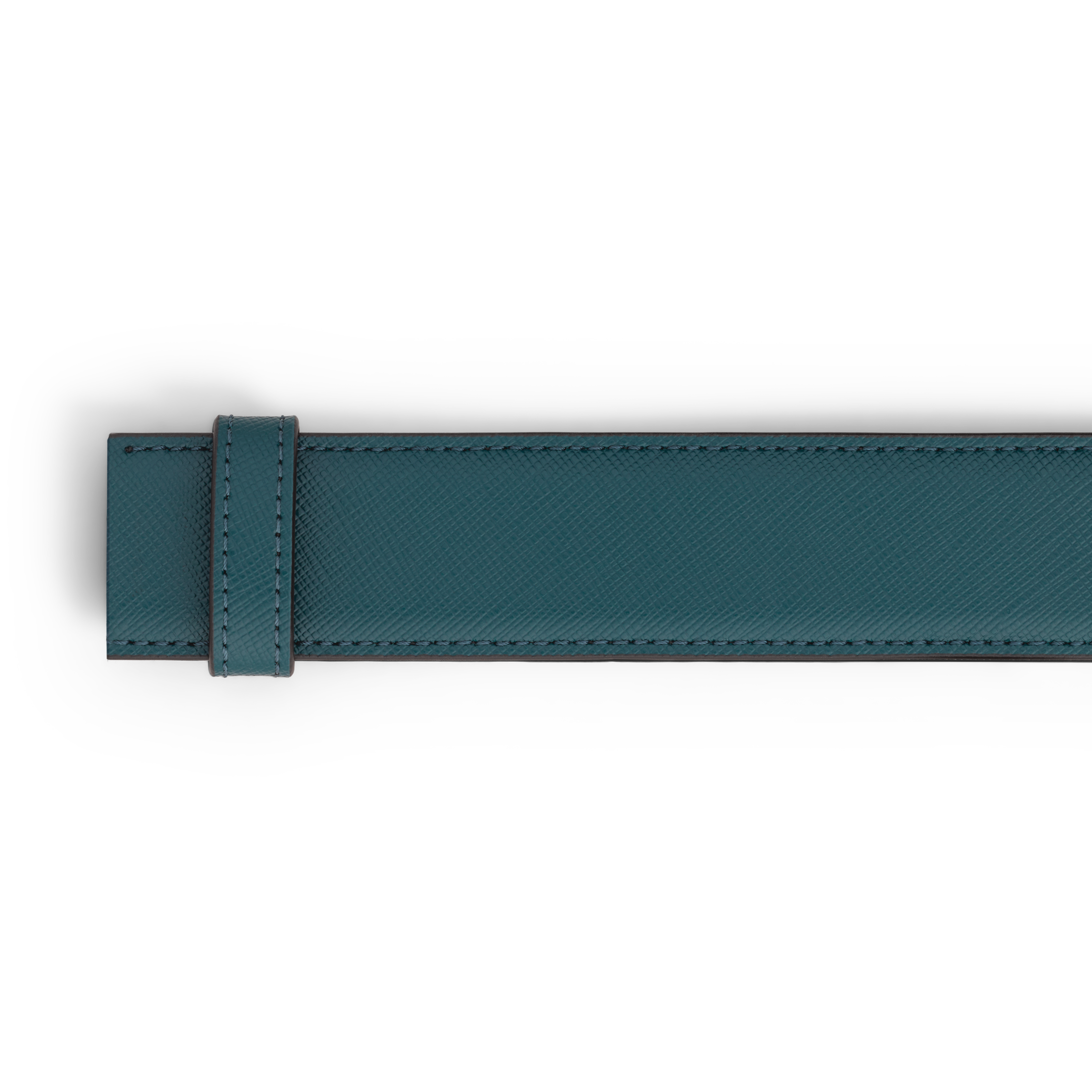 Reversible Leather Belt Cyprus Blue / Black 35mm