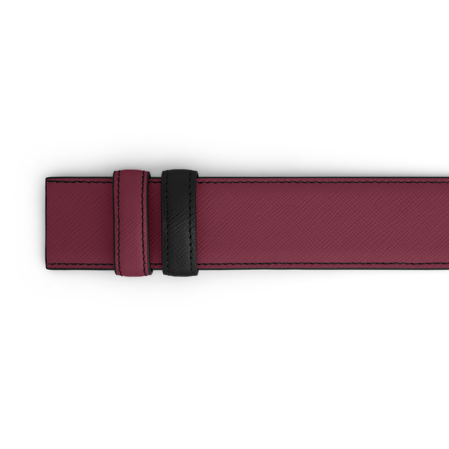 Reversibelt Belte, Cognac / Sort, 35 mm