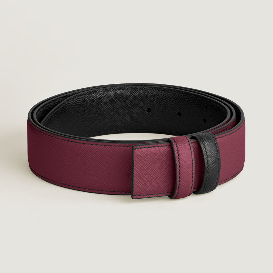 Reversibelt Belte, Cognac / Sort, 35 mm