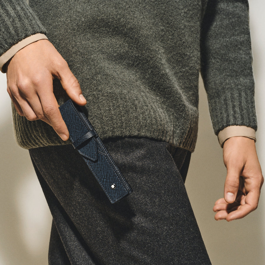 Pennveske, 1 Penn, Tweed Blue