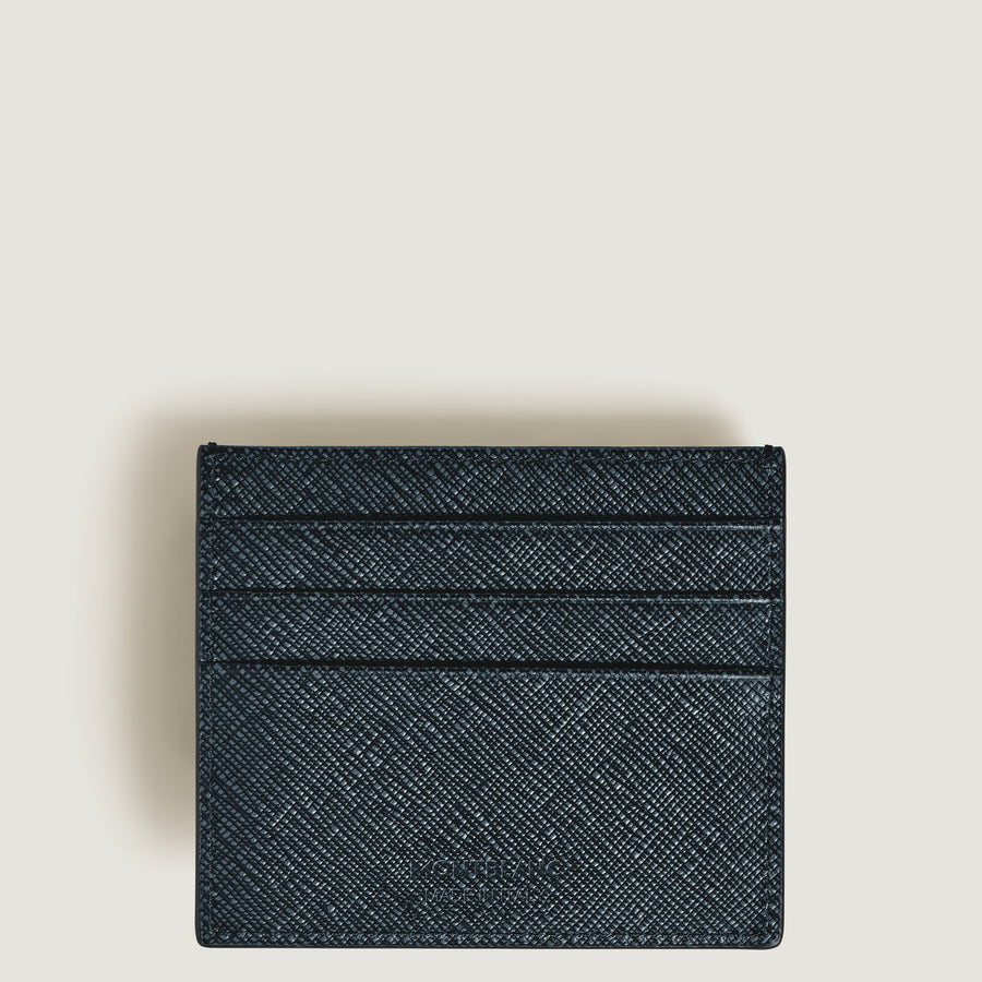 Kortholder, 6 Kort, Tweed Blue