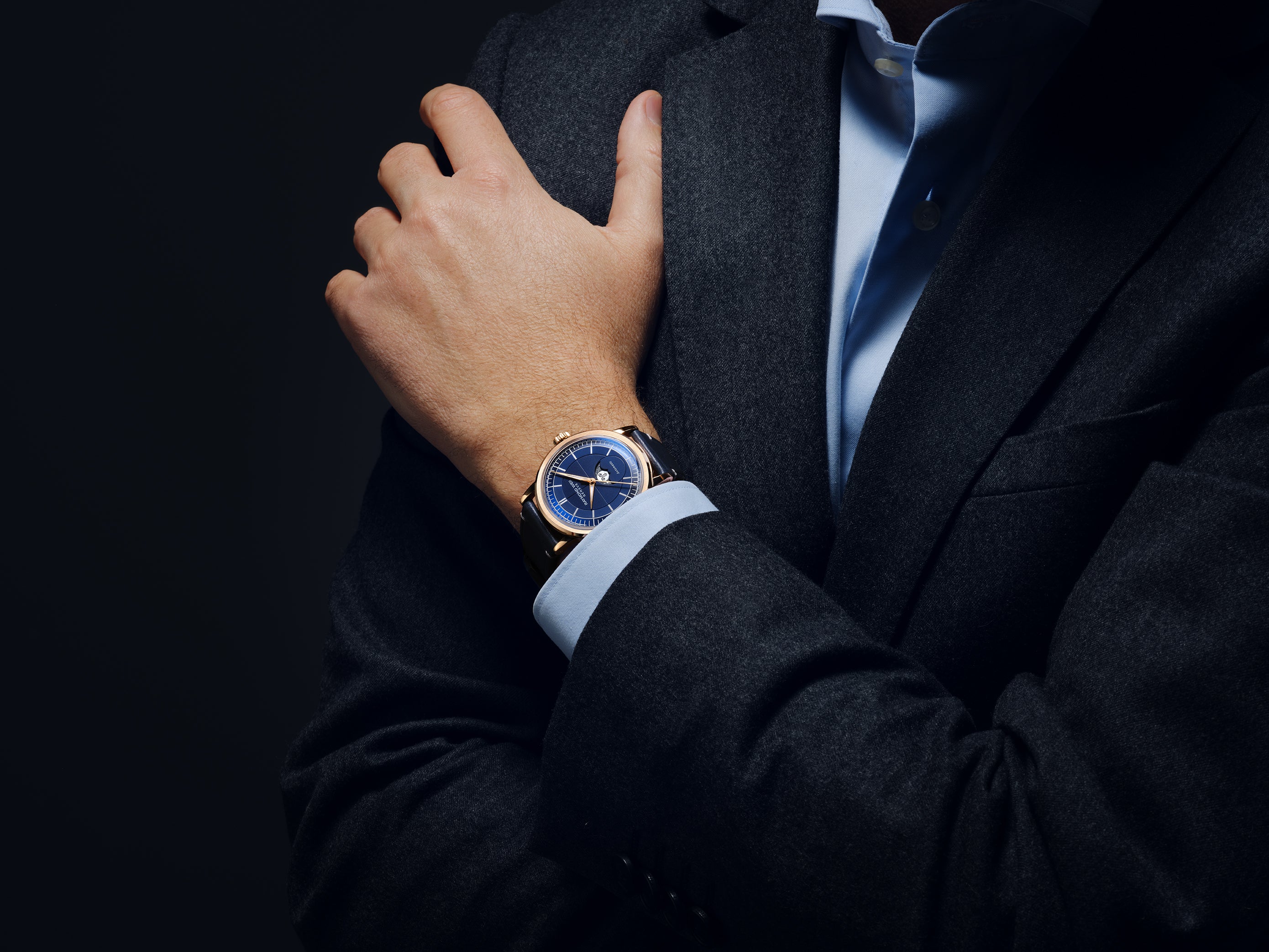 Millesime Automatic MoonPhase Stål / Blå  39mm