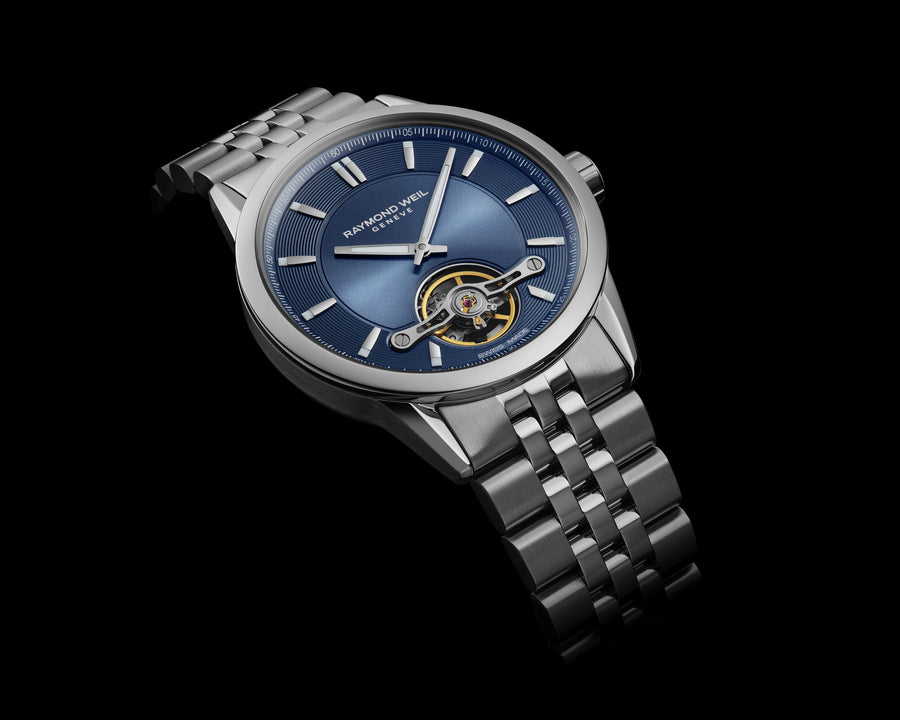 Freelancer Automatic Stål / Blå 42mm