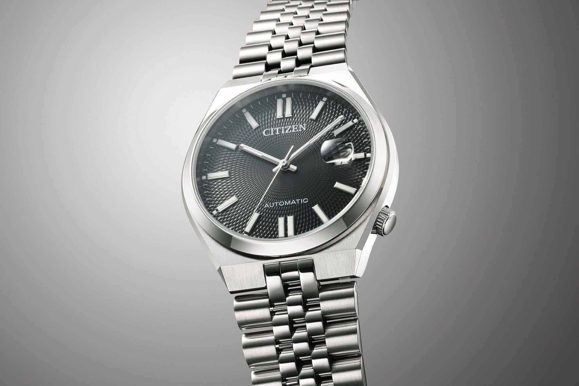 Tsuyosa 60 Automatic  Stål / Sort 40mm