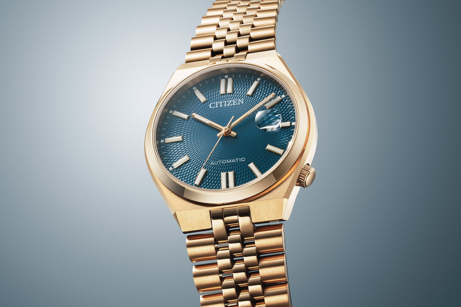 Tsuyosa 60 Automatic Gulfarget / Blå 40mm