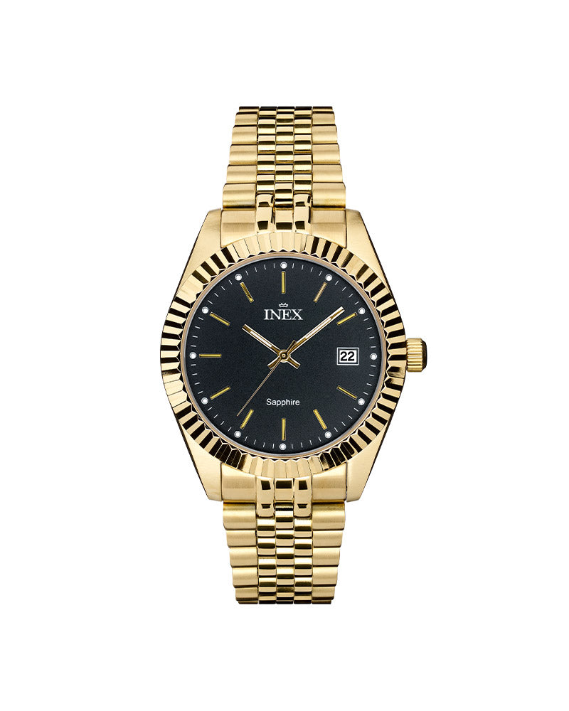 Herre Gullfarget / Sort 39,5mm