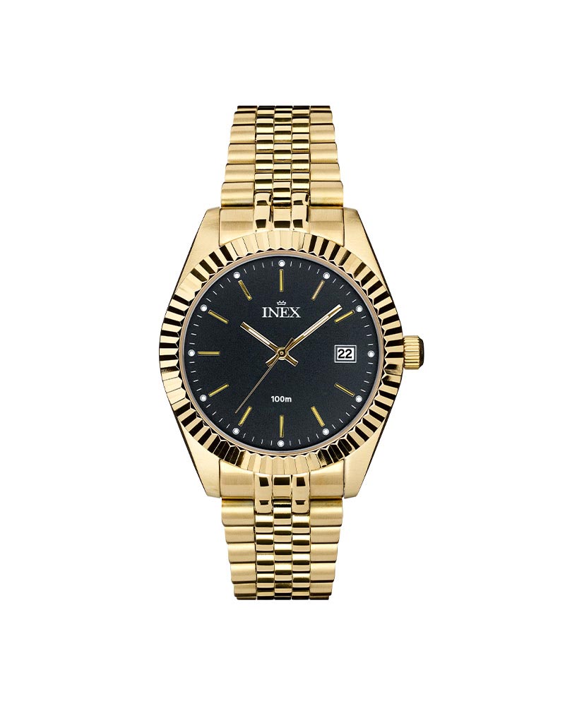 Herre Gullfarget / Sort 39,5mm