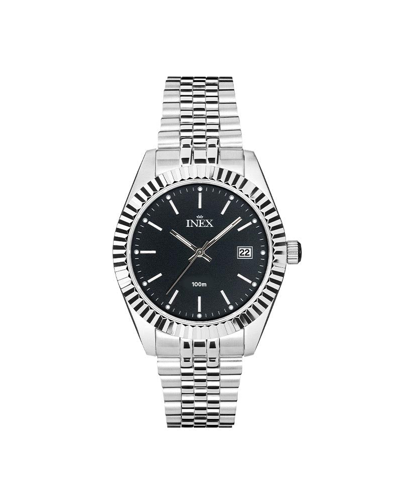 Herre Stål / Sort 39,5mm