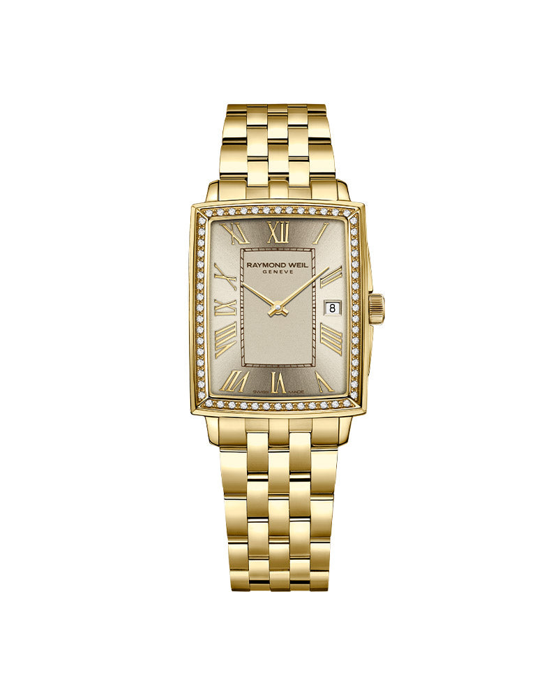 Toccata Ladies Gullfarget Stål Diamanter 33mm
