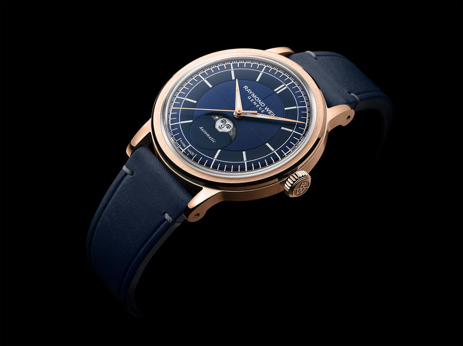 Millesime Automatic MoonPhase Stål / Blå  39mm