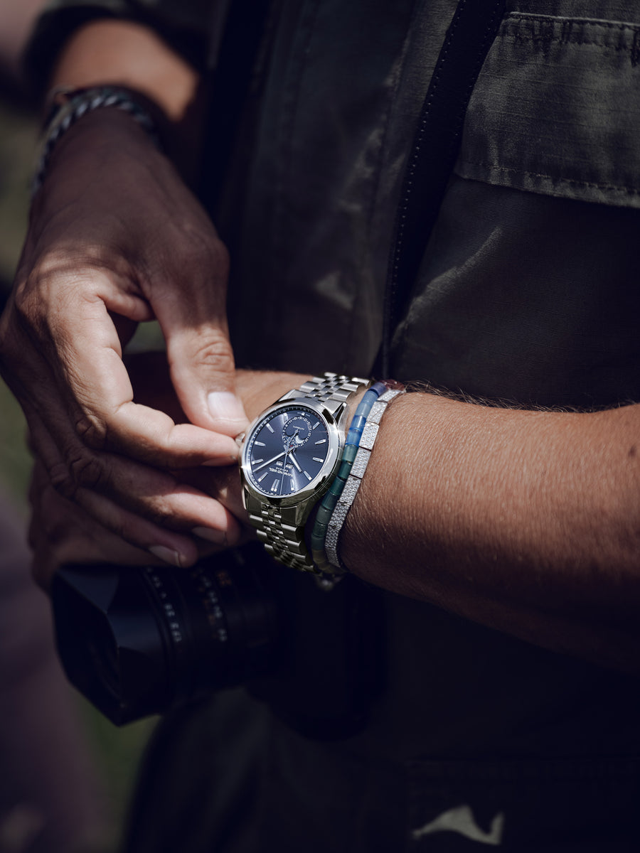 Freelancer Gents Automatic Stål / Blå 40mm
