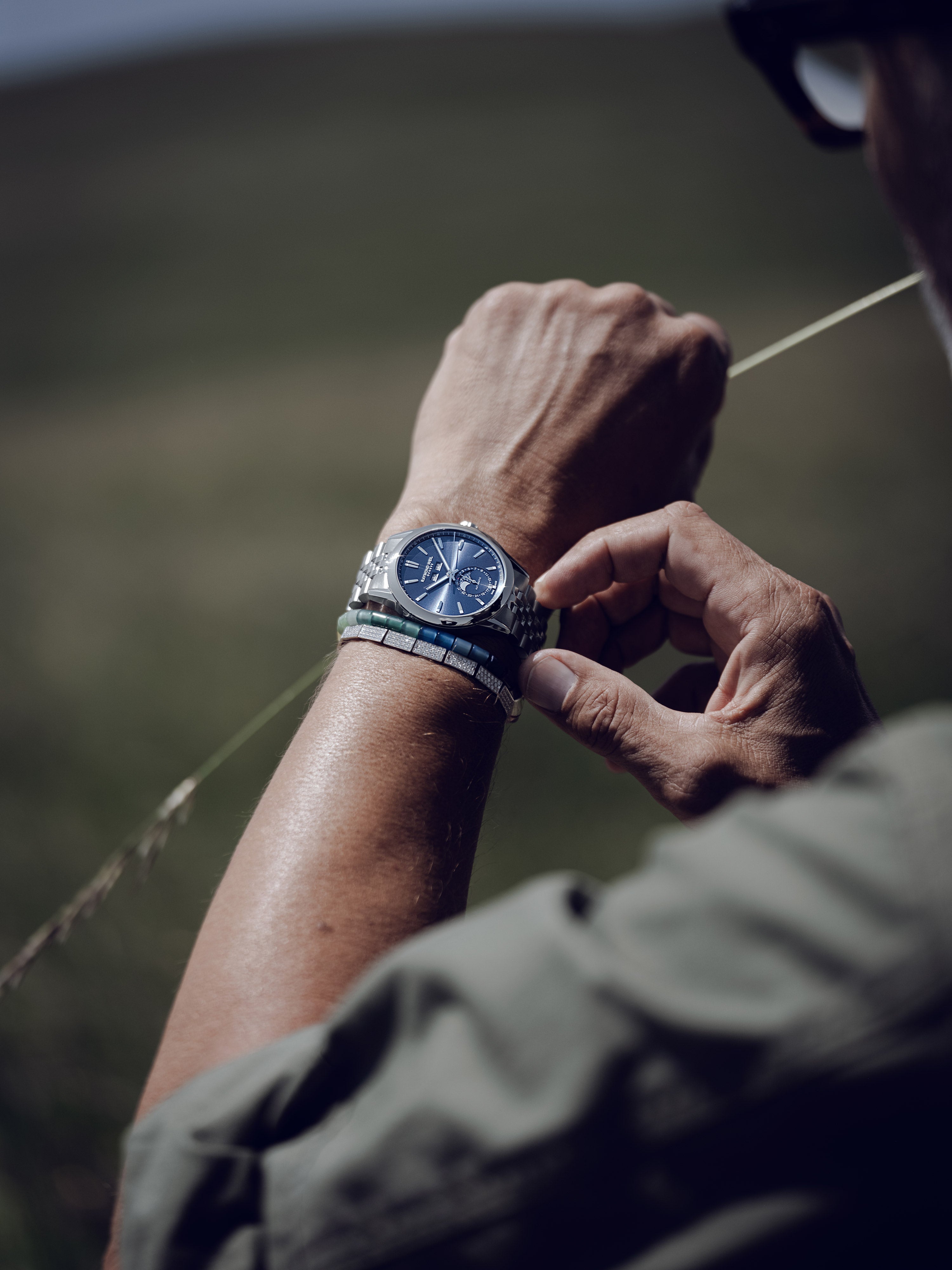 Freelancer Gents Automatic Stål / Blå 40mm