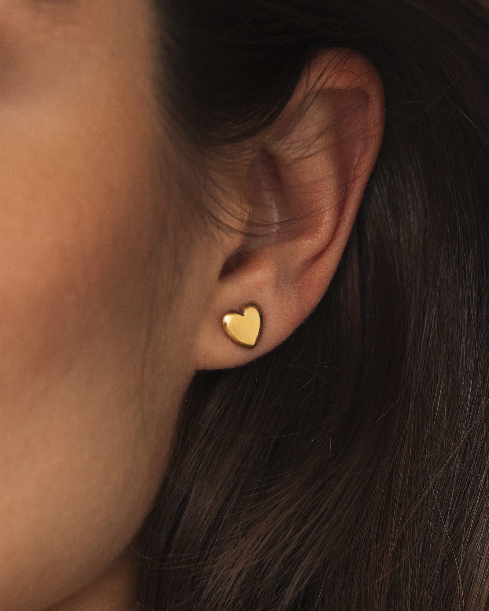 Mockberg Love Gold Medium Studs