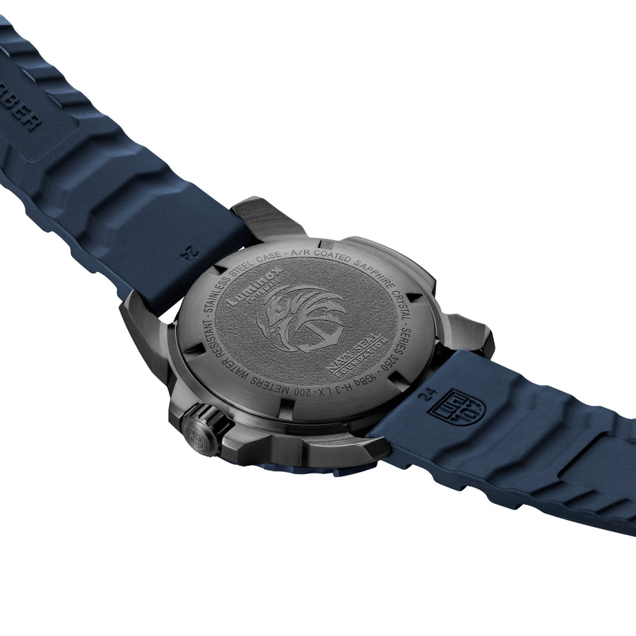 LUMINOX NAVY SEAL FOUNDATION BLÅ REM-BLÅ KASSE-AR Ø45