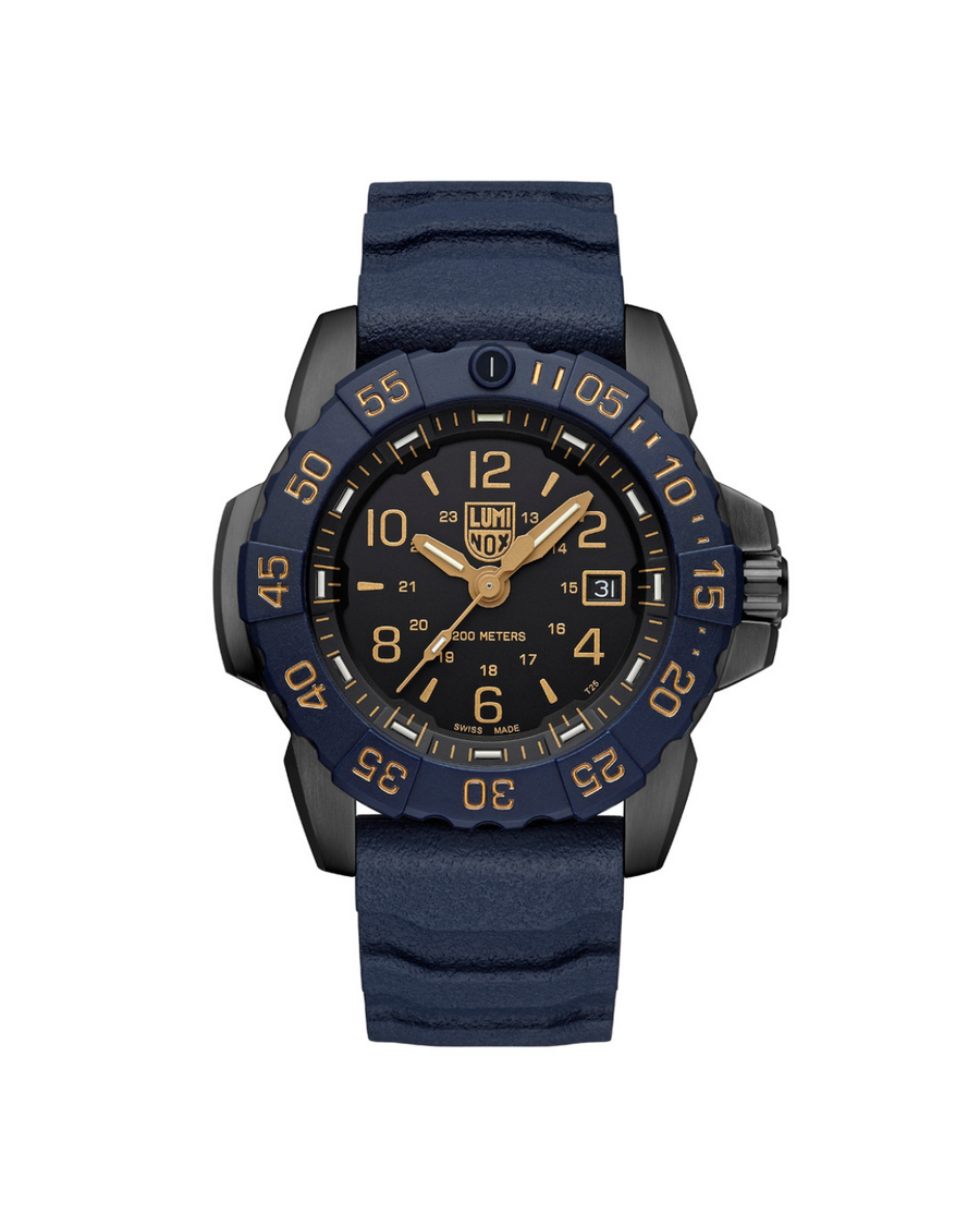 LUMINOX NAVY SEAL FOUNDATION BLÅ REM-BLÅ KASSE-AR Ø45