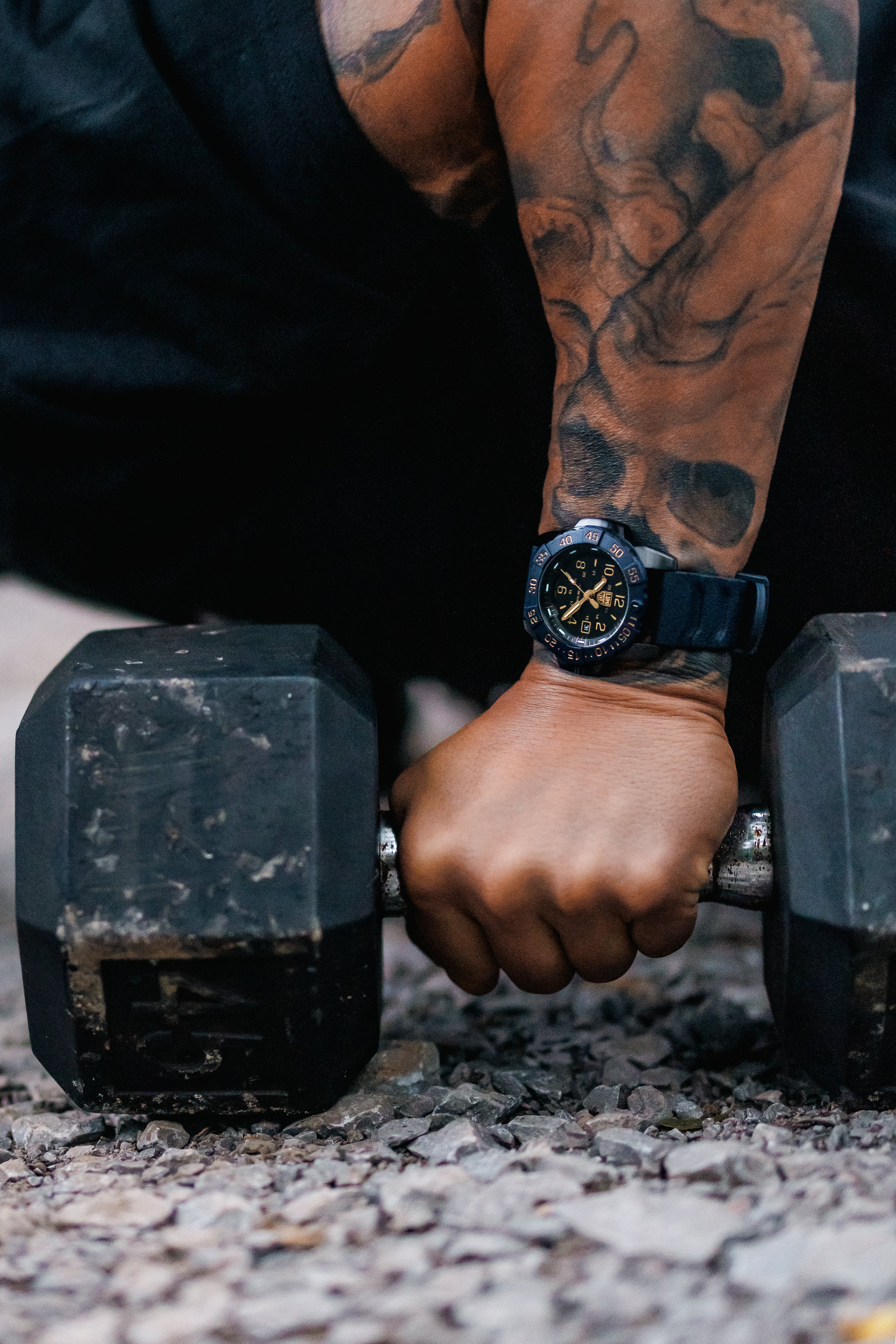LUMINOX NAVY SEAL FOUNDATION BLÅ REM-BLÅ KASSE-AR Ø45
