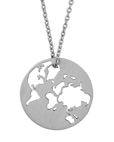 Beautiful World Necklace Silver 45cm
