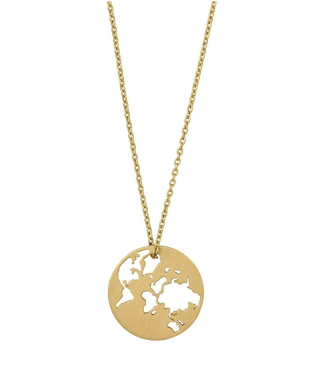 Beautiful World Necklace Gold 80cm