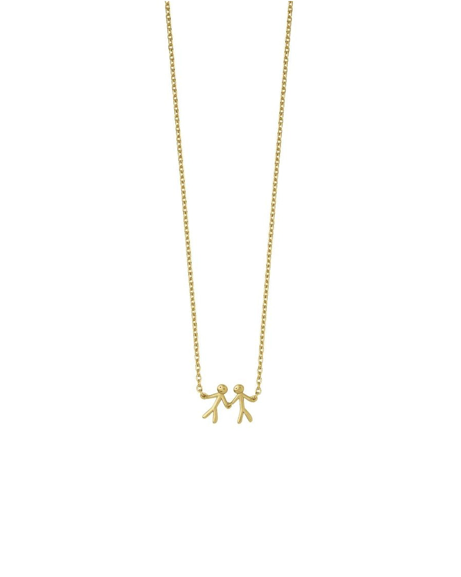 Together My Love Necklace Gold