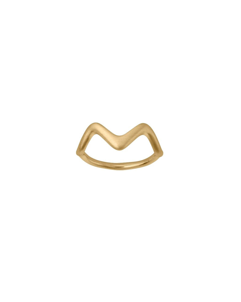 Wave Ring Small Gold - 54