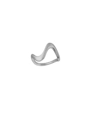 Wave Ring Large Silver - 54