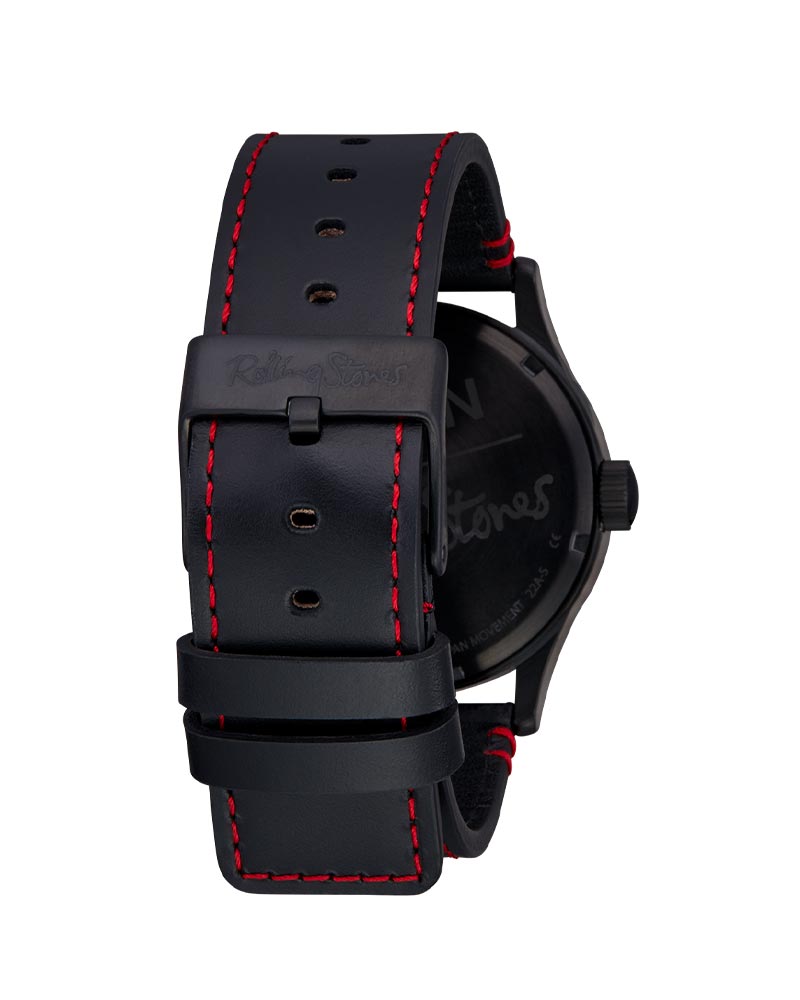 Rolling Stones Sentry Leather All Black